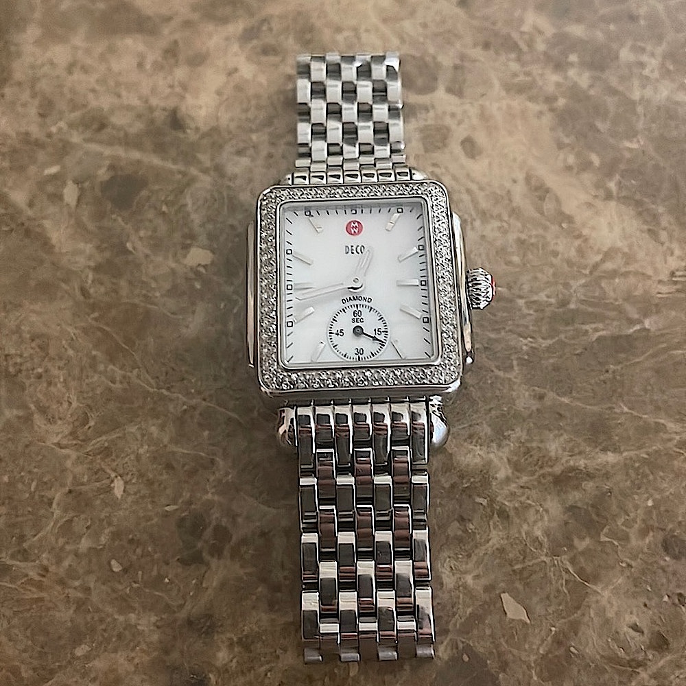 Michele Deco 16 Mid Diamond bezel ladies watch
